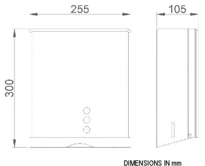 Nofer EVO Paper Towel Dispenser 4 Nofer EVO Paper Towel Dispenser - Image 2