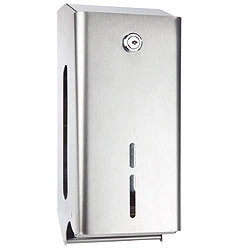 Nofer Double Toilet Roll Dispenser 3 Nofer Double Toilet Roll Dispenser