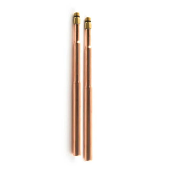 Rigid Copper Tap Tails - 8mm Threads 3 Rigid Copper Tap Tails - 8mm Threads