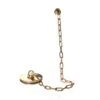 Replacement Basin Plug, Chain & Stay Gold -Bathroom Products Shop Basin Plug Chain Stay Gold