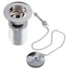 Chrome Basin Waste Plug And Chain -Bathroom Products Shop Basin Waste Plug Chain Chrome