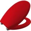 Bemis Care Visual Assist Toilet Seat - Assistive Red -Bathroom Products Shop Bemiscare Doc M Non Loosening Toilet Seat Red