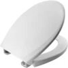 The S8055 Tecnoplast Non Loosening Toilet Seat - White -Bathroom Products Shop Bemiscare Shannon Premium Non Loosening Toilet Seat