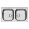 Compact Commercial Series Double Bowl Sink 1 Compact Commercial Series Double Bowl Sink -Bathroom Products Shop Beta Special Value Double Bowl Sink 1