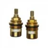 Unknown Extra Tall 3/4 Inch BSP Quarter Tap Valves With 24 Teeth - 57mm Tall. -Bathroom Products Shop CL9