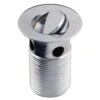 Captive 'Swivel' Plug Basin Wastes - Slotted -Bathroom Products Shop Captive Plug Basin Waste Chrome Slotted