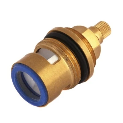 Replacement 3/4 Inch BSP Quarter Tap Valves With 24 Teeth - 53mm Tall. 3 Replacement 3/4 Inch BSP Quarter Tap Valves With 24 Teeth - 53mm Tall. - Image 2
