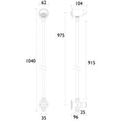 Bristan Timed Flow Exposed Shower With Fixed Head -Bathroom Products Shop Exposed20time20flow20control20shower20with20fixed20head1