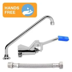 HART Foot Pedal Control Set With Long Reach Swivel Spout | Foot Control Handwashing