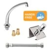 HART Exposed Foot Flow Control And Washroom Swivel Spout Set | Foot Control Handwashing