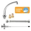 HART Knee Operated Tap Set With Washroom Swivel Spout -Bathroom Products Shop HH FTPK12
