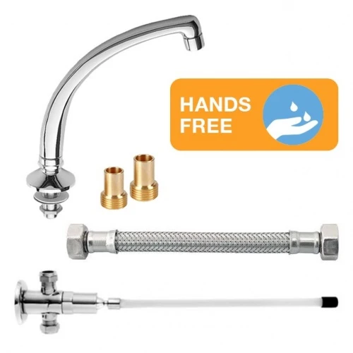 HART Knee Operated Tap Set With Washroom Swivel Spout 3 HART Knee Operated Tap Set With Washroom Swivel Spout