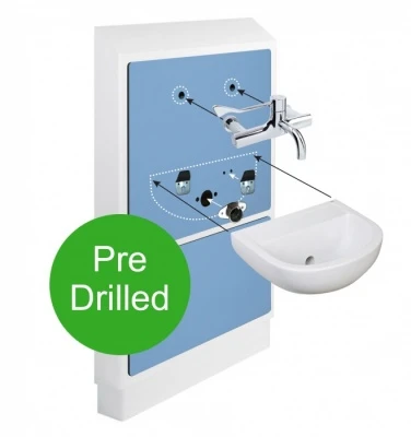 HART Medic Line Easy-Fit Half Height IPS Unit - Blue & White 3 HART Medic Line Easy-Fit Half Height IPS Unit - Blue & White