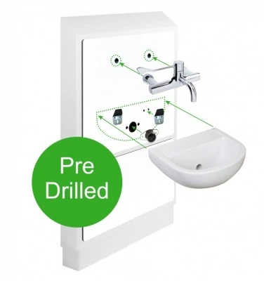 HART Medic Line Easy-Fit Half Height IPS Unit - White 3 HART Medic Line Easy-Fit Half Height IPS Unit - White