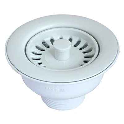 McAlpine Basket Strainer Waste - White 3 McAlpine Basket Strainer Waste - White