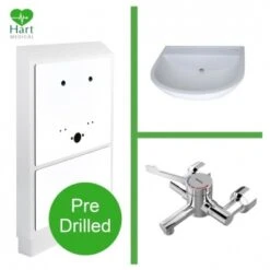 HART Medic Line Easy-Fit Half Height IPS Panel Set - Bristan Tap