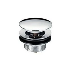 Press Down Bath Waste - Short Flange