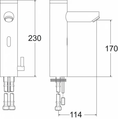 Adjustable Temperature Automatic Sensor Tap 4 Adjustable Temperature Automatic Sensor Tap - Image 2
