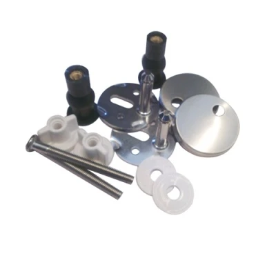 Stainless Blind Topfix Toilet Seat Hinge Set 4 Stainless Blind Topfix Toilet Seat Hinge Set - Image 2