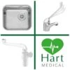 HART Standard Rectangular Inset Dental Sink Pack 2 HART Standard Rectangular Inset Dental Sink Pack -Bathroom Products Shop Standard Rectangular Dental Sink Pack