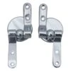 Pair Of Adjustable Chrome Toilet Seat Hinges - For Wooden Seats 1 Pair Of Adjustable Chrome Toilet Seat Hinges - For Wooden Seats -Bathroom Products Shop Universal Toilet Seat Hinges Chrome