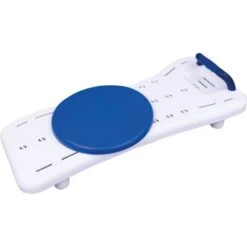 Width Adjustable Bath Board With Integral Handle And Turntable