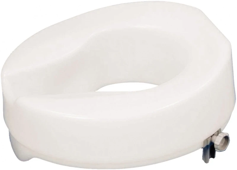 Ashby Easy Fit Raised Toilet Seat - 15cm (6") Height Seat 2 Ashby Easy Fit Raised Toilet Seat - 15cm (6") Height Seat