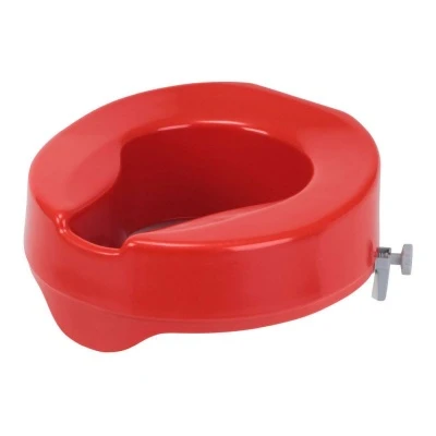 Ashby Easy Fit Raised Toilet Seat - 50mm (2") Height Seat - Red 3 Ashby Easy Fit Raised Toilet Seat - 50mm (2") Height Seat - Red