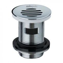 Curved Grid Flush Grated Basin Waste - Slotted