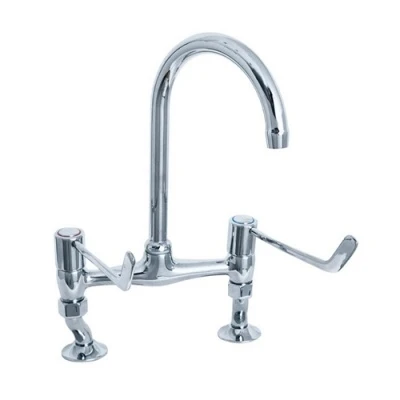 Dualflow Deck Mounted Medical Sink Tap 3 Dualflow Deck Mounted Medical Sink Tap