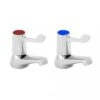 High Visibility Basin Lever Taps -Bathroom Products Shop deva basin pillars