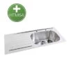 Extra Deep Hospital Pattern Sink - 250mm Deep -Bathroom Products Shop extra deep hospital sink drainer