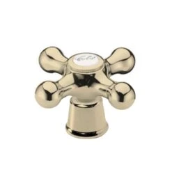 Unknown Pair Gold Plated Traditional Tap Handles