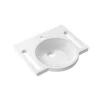 HEWI Composite Washbasin White - 450 Wide 2 HEWI Composite Washbasin White - 450 Wide -Bathroom Products Shop hewi 950 11 501 2