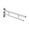 HEWI Duo 850mm Hinged Support Rail - Polished Chrome 1 HEWI Duo 850mm Hinged Support Rail - Polished Chrome -Bathroom Products Shop hewi duo support rail 850 polished20chrome master 2 1