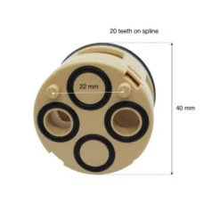 2 Way 40mm Shower Diverter Cartridge | Torrent Shower Diverter -Bathroom Products Shop mv torcd2