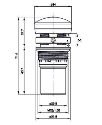 Adjustable Non Concussive Replacement Cartridge 4 Adjustable Non Concussive Replacement Cartridge - Image 2