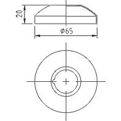 Unknown Adjustable Wall Fixings -Bathroom Products Shop spares wallfixing3